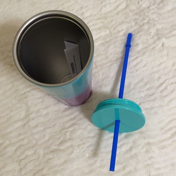 Starbucks Summer Blue/Purple/Teal ombré Tumbler - Picture 3 of 4